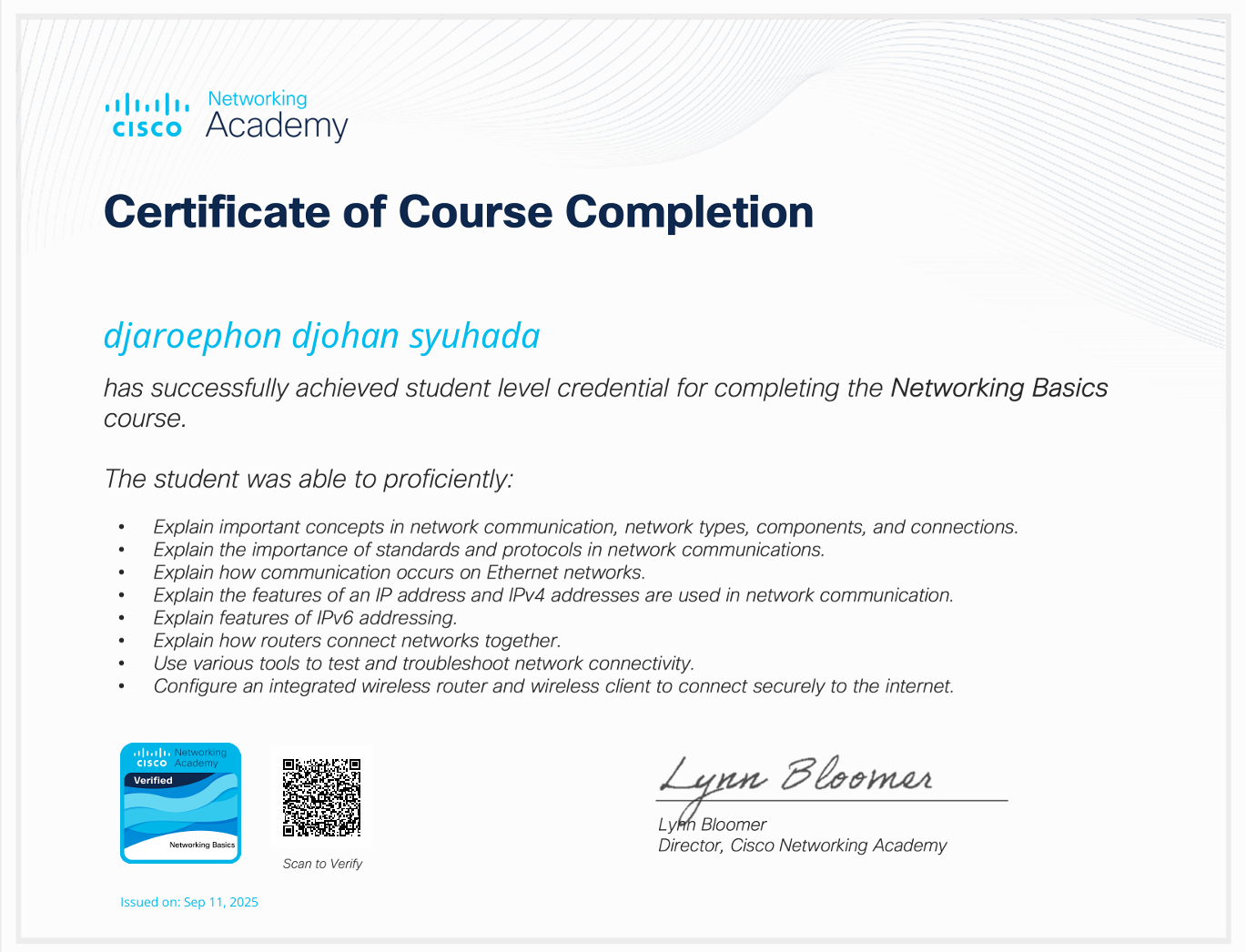 Cisco Certified Network Basic